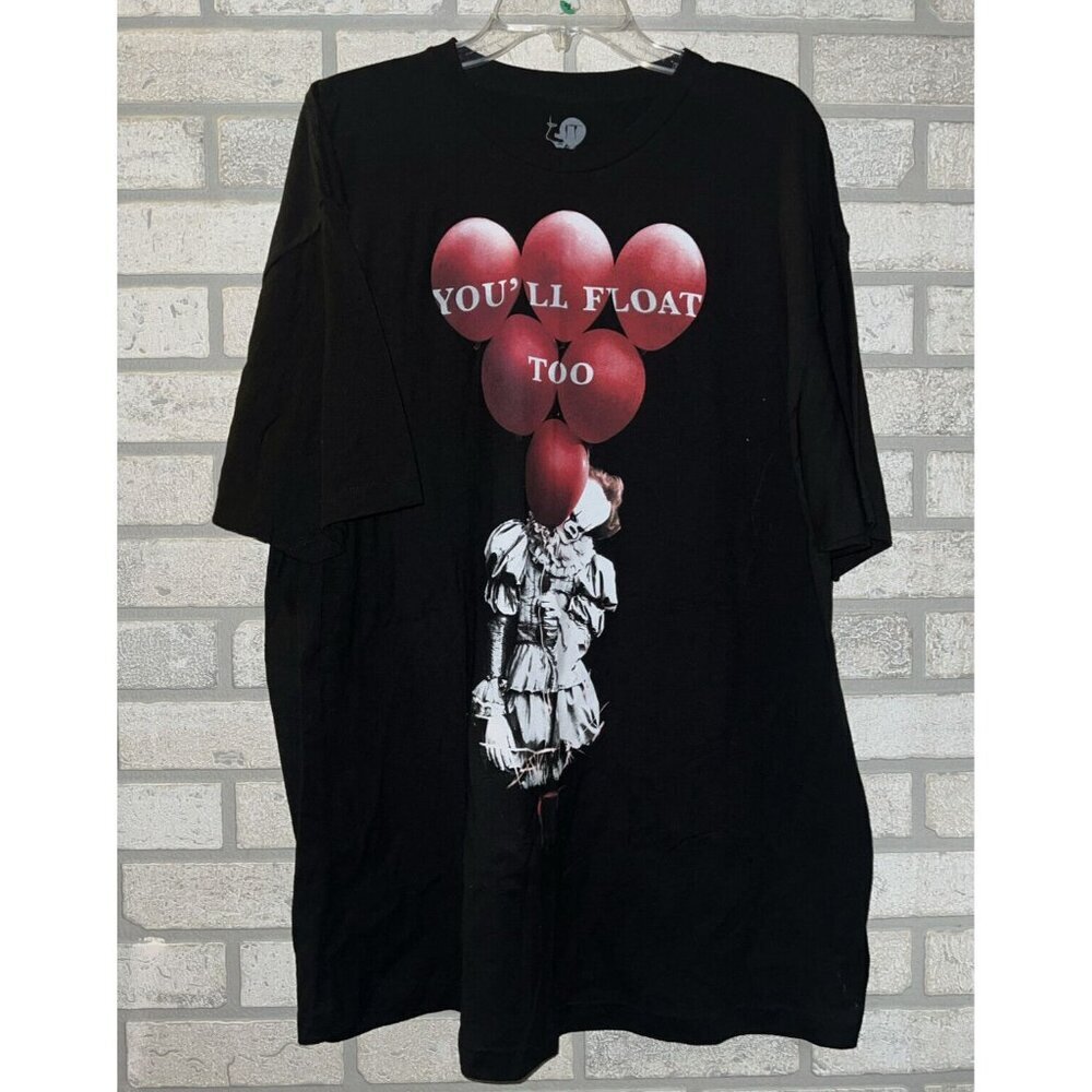 IT Clown Tee Shirt XL Youll Float Too Pennywise Short Sleeve Stephen King